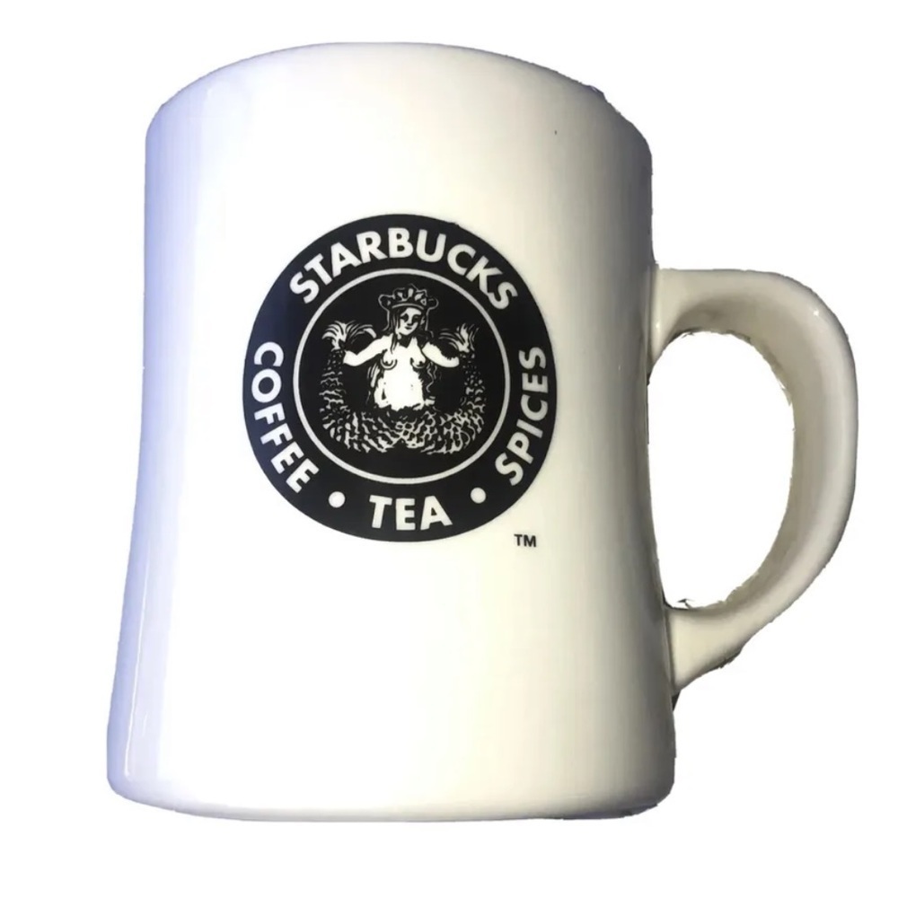 Starbucks Barista Coffee Tea Spices 2002 Mug‎ First Store Pike Place Nude Siren